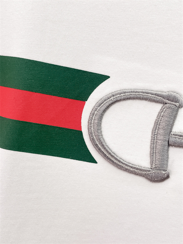 アイコンモチーフ コットンライク素材 ストレートフォルム GUCCI グッチ コピー 半袖Tシャツ レトロテイスト 売れ筋モデル