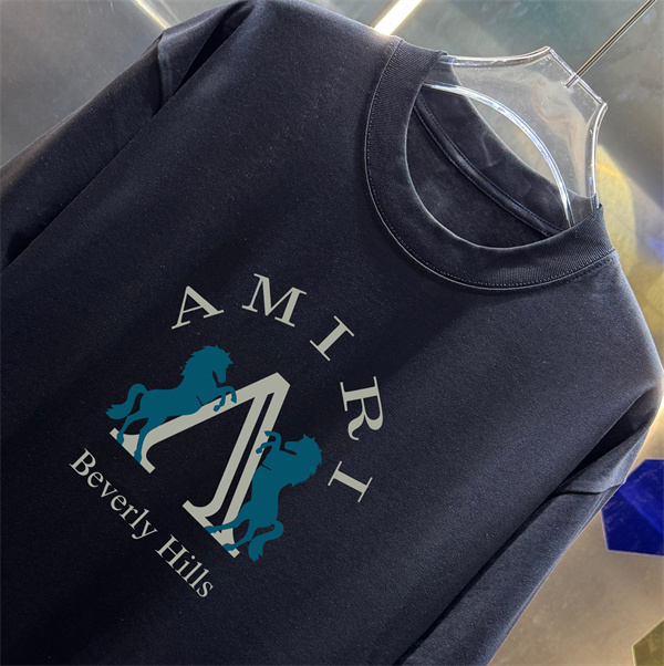 フロントプリント アートロゴデザイン コットンウェア AMIRI アミリ コピー 半袖Tシャツ ヴィンテージテイスト ストリートファッション