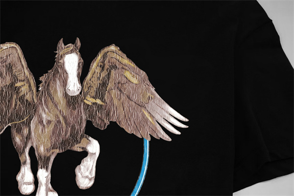 フロントプリント コットン素材 ゆったりシルエット AMIRI アミリ コピー 半袖Tシャツ 通気性のある着心地 夏カジュアル