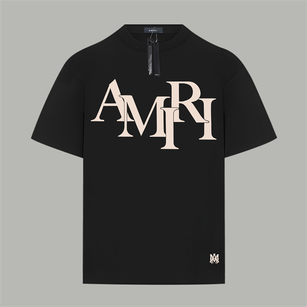 ビッグロゴグラフィック クルーネック 2026新作 AMIRI アミリ コピー 半袖Tシャツ ブランドアイコン シンプルモード