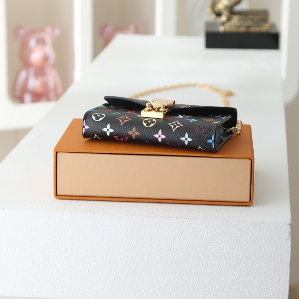 限定コレクション M4625Z ブラックマルチカラー チェーンウォレット ルイ・ヴィトン Sロック仕様 Louis Vuitton