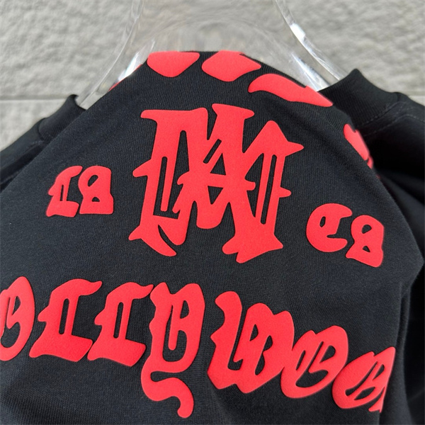 バックグラフィック Hollywoodモチーフ ロゴプリント AMIRI アミリ コピー 半袖Tシャツ クルーネック 2026トレンド