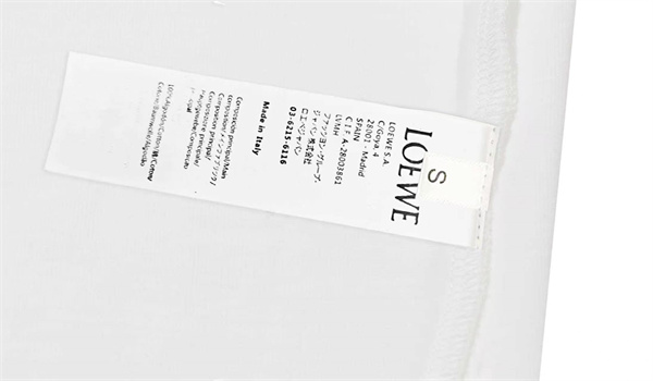 カラーレタリング アートタッチ 個性派セレクト LOEWE ロエベ コピー 長袖Tシャツ スタッフおすすめ