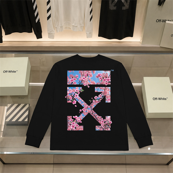 桜アローグラフィック 海外トレンド 限定デザイン OFF-WHITE オフ