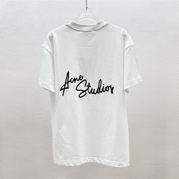 厚手コットン ボックスシルエット ACNE STUDIOS アクネストゥディオズ コピー 半袖Tシャツ 完売期待 旬の本命