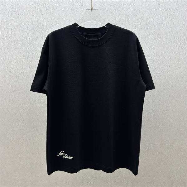 裾サインレタリング コットンジャージー ワイドフォルム ACNE STUDIOS アクネストゥディオズ コピー 半袖Tシャツ 限定感漂う