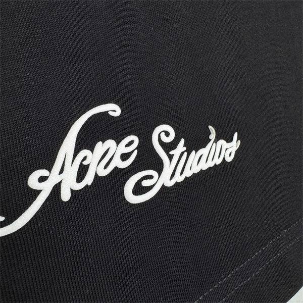 裾サインレタリング コットンジャージー ワイドフォルム ACNE STUDIOS アクネストゥディオズ コピー 半袖Tシャツ 限定感漂う