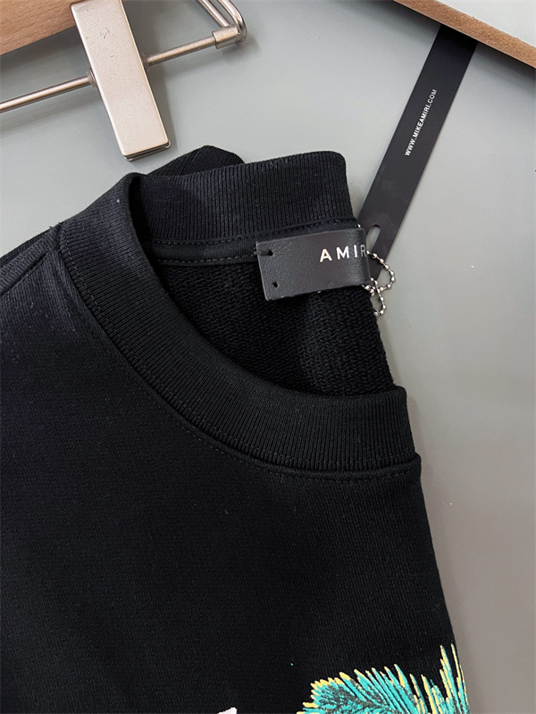 カリフォルニアグラフィック パームツリープリント 厚手コットン AMIRI アミリ コピー クルーネックスウェット レトロ注目