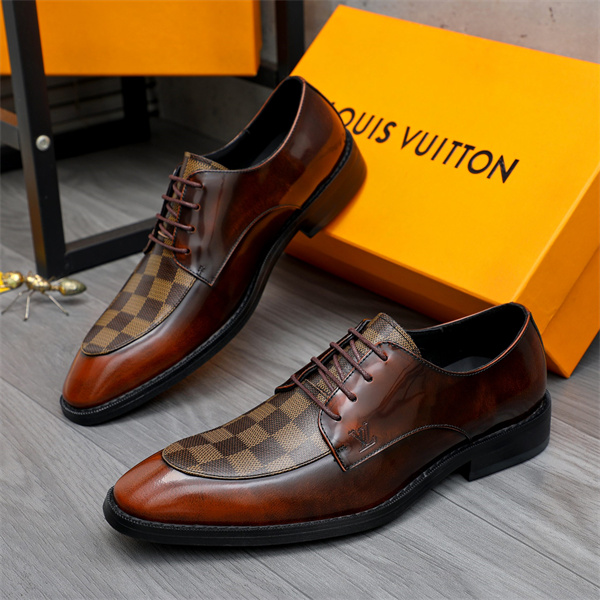足馴染みのいい 2026春夏  スリップオン 柔軟 ルイ ヴィトンビジネスシューズコピー LOUIS VUITTON  激安(日本最大級)