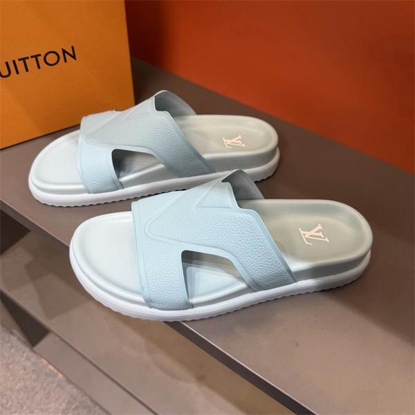 LOUIS VUITTON ☆ルイヴィトンサンダルスーパーコピー通気性抜群2026春夏流行りブルー色