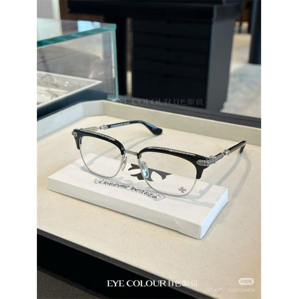 Chrome Heartsクロムハーツ眼鏡コピー☆MODEL：VERTICAL SMILE SIZE：54口18-146