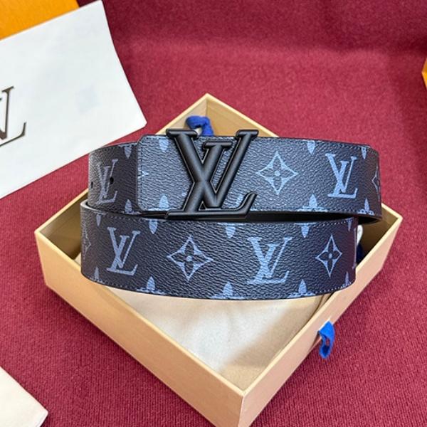 LOUIS VUITTON コピー ルイヴィトン コピー 2026新作 モノグラム ベルト メンズ レザーベルト LVバックル カジュアル ビジネス