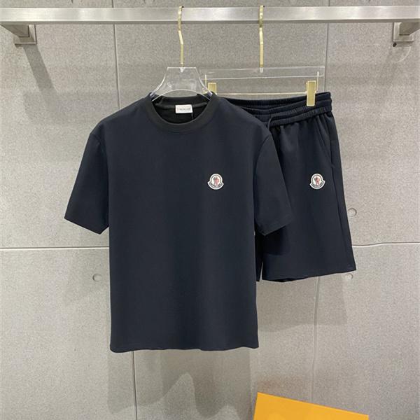 スポーティカジュアル 半袖トップス ハーフパンツ リラックスシルエット MONCLER モンクレール コピー セットアップ デイリー対応