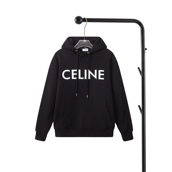 フードドローコード シンプルベース リラックス感 着回し便利 CELINE セリーヌ コピー パーカー 注目デザイン