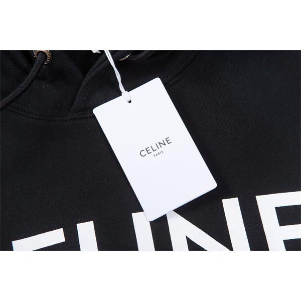 フードドローコード シンプルベース リラックス感 着回し便利 CELINE セリーヌ コピー パーカー 注目デザイン