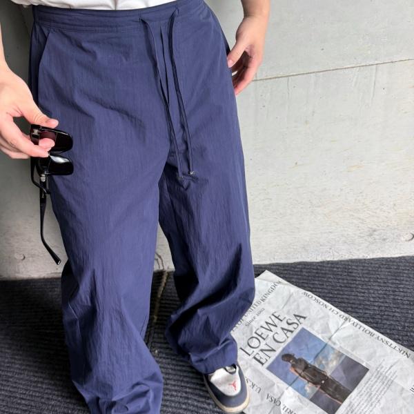 ★SALE★ロエベ　アナグラム　メンズスラックス　サイズ46 2026新作 LOEWE激安 ロエベ アナグラム刺繍コットンパンツ ワイド