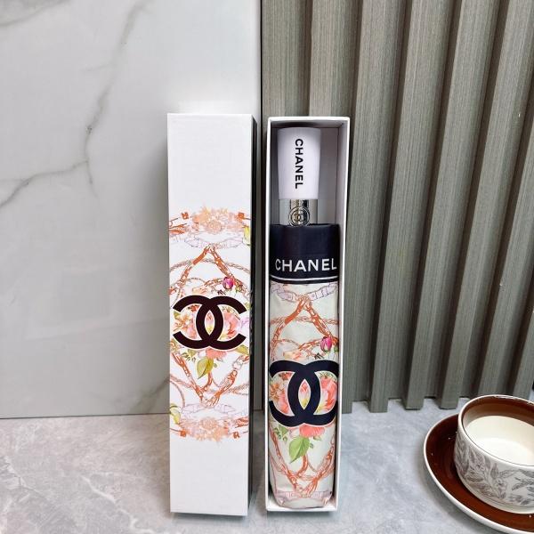 2026新作 CHANEL シャネル 全自動折りたたみ傘 晴雨兼用 UVカット 遮熱 軽量 ワンタッチ開閉 UPF50+ ギフトボックス付き