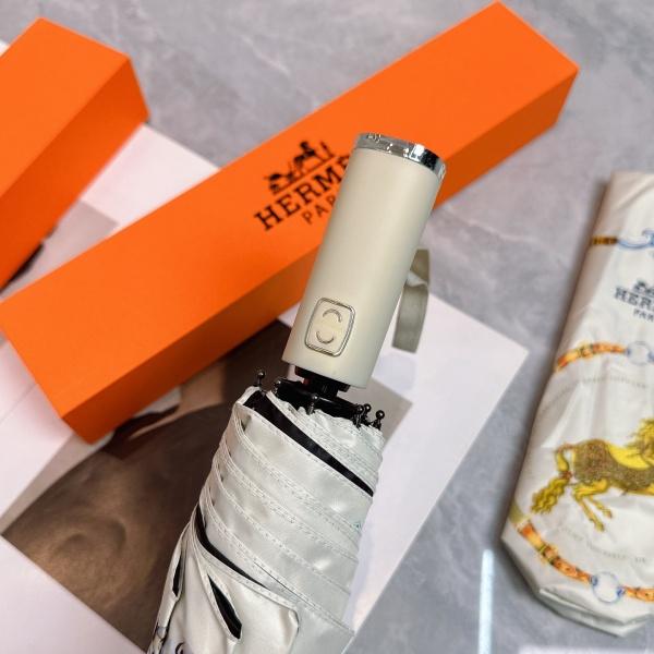 2026新作 HERMES エルメス 激安 折りたたみ傘 晴雨兼用 全自動 UVカット 遮熱 軽量 ワンタッチ ギフトBOX付き