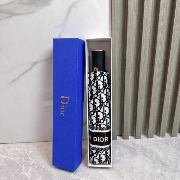 2026新作 Dior 激安 ディオール オブリーク 折りたたみ傘 晴雨兼用 全自動 UVカット 遮熱 軽量 ギフトBOX付き