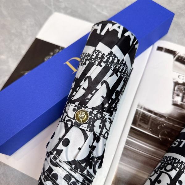 2026新作 Dior 激安 ディオール オブリーク 折りたたみ傘 晴雨兼用 全自動 UVカット 遮熱 軽量 ギフトBOX付き