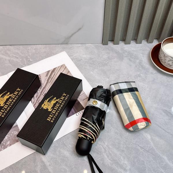 2026新作 BURBERRY 激安 バーバリー 折りたたみ傘 晴雨兼用 五つ折り 全自動 UVカット 軽量 チェック柄 ギフトBOX付き