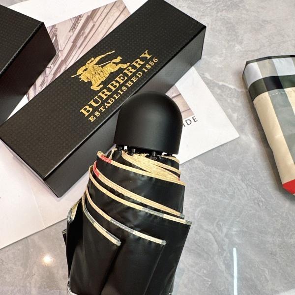 2026新作 BURBERRY 激安 バーバリー 折りたたみ傘 晴雨兼用 五つ折り 全自動 UVカット 軽量 チェック柄 ギフトBOX付き