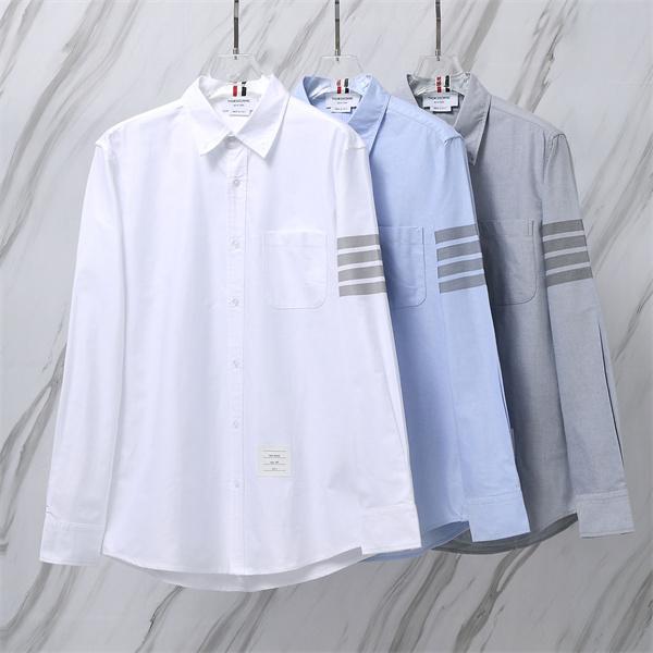プレミアムファッション アーバンスタイル 注目モデル THOM BROWNE トムブラウン コピー ボタンダウンシャツ