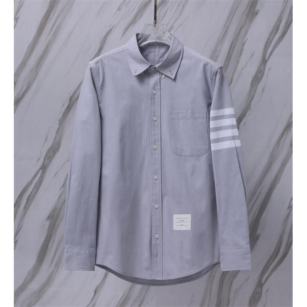 オックスフォード 定番人気 モダンクラシック THOM BROWNE トムブラウン コピー 長袖シャツ 上質スタイル