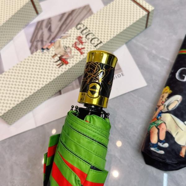 2026新作 GUCCI 激安 グッチ 折りたたみ傘 晴雨兼用 全自動 UVカット99% 軽量 五つ折り 遮熱 ギフトBOX付き