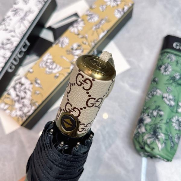 2026新作 GUCCI 激安 グッチ 折りたたみ傘 晴雨兼用 全自動 UVカット99% 軽量 花柄 遮熱 五つ折り ギフトBOX付き