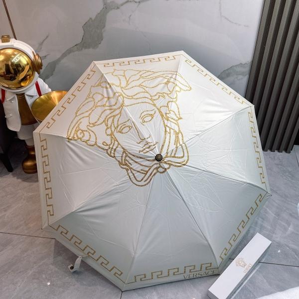 2026新作 VERSACE 激安 ヴェルサーチ 折りたたみ傘 晴雨兼用 全自動 UVカット99% 遮熱 軽量 メドゥーサ ギフトBOX付き