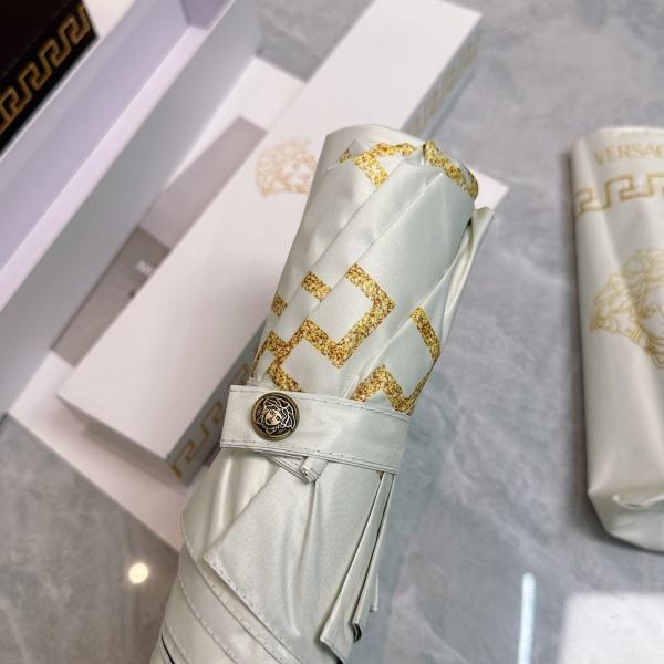 2026新作 VERSACE 激安 ヴェルサーチ 折りたたみ傘 晴雨兼用 全自動 UVカット99% 遮熱 軽量 メドゥーサ ギフトBOX付き