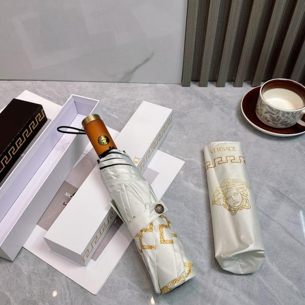 2026新作 VERSACE 激安 ヴェルサーチ 折りたたみ傘 晴雨兼用 全自動 UVカット99% 遮熱 軽量 メドゥーサ ギフトBOX付き