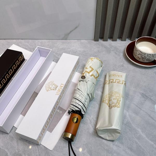 2026新作 VERSACE 激安 ヴェルサーチ 折りたたみ傘 晴雨兼用 全自動 UVカット99% 遮熱 軽量 メドゥーサ ギフトBOX付き