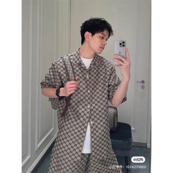26ss GGグッチセットアップコピー春夏流行りランキングおしゃれコーディネートGucci