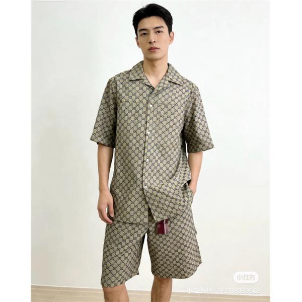 26ss GGグッチセットアップコピー春夏流行りランキングおしゃれコーディネートGucci