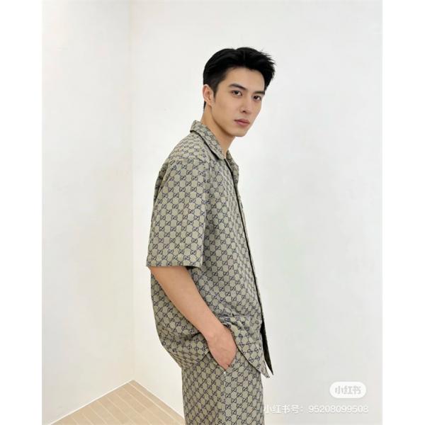 26ss GGグッチセットアップコピー春夏流行りランキングおしゃれコーディネートGucci