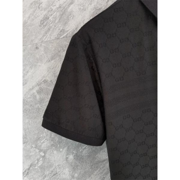 総柄デザイン クラシックスタイル 高見え GUCCI グッチ コピー ポロシャツ タウンユース