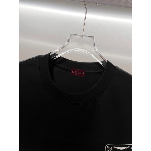 スクエアロゴ モードカジュアル ベーシックスタイル GUCCI グッチ コピー 半袖Tシャツ 人気モデル