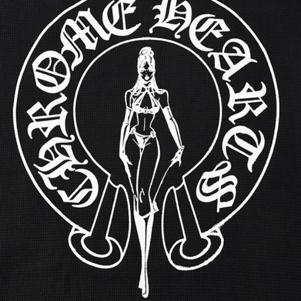 2026新作 CHROME HEARTS 激安 クロムハーツ ワッフル 長袖Tシャツ ロングスリーブ クルーネック
