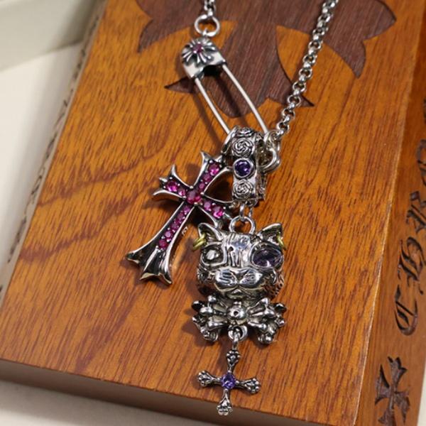 2026新作 CHROME HEARTS 激安 クロムハーツ セーフティピン クロス