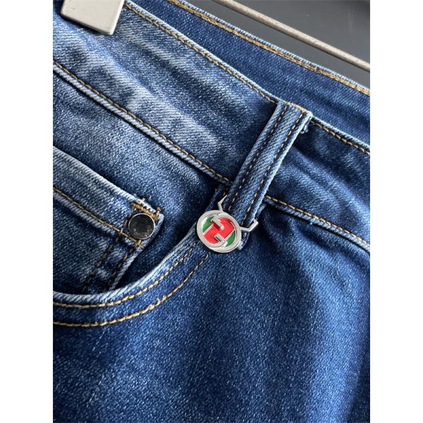 リペアデザイン グランジスタイル 個性派アイテム GUCCI グッチ コピー デニムパンツ デイリーユース