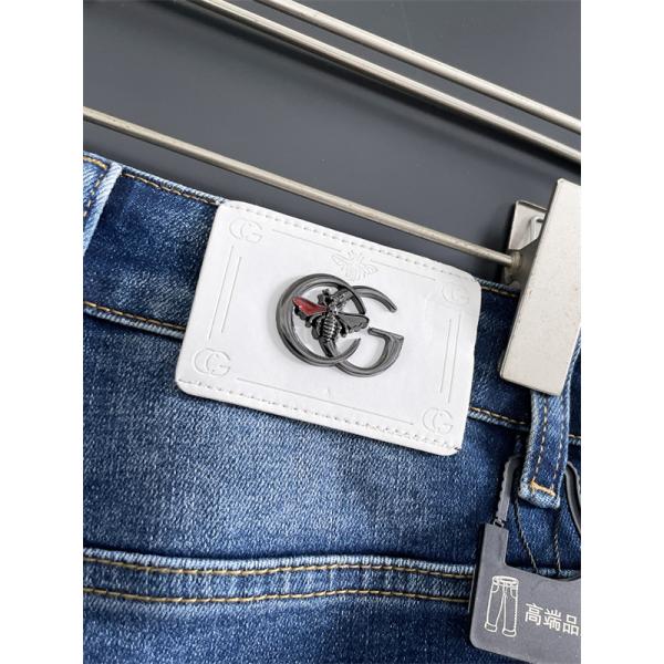 リペアデザイン グランジスタイル 個性派アイテム GUCCI グッチ コピー デニムパンツ デイリーユース