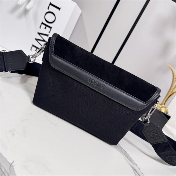 大容量LOEWE ロエベ メッセンジャーバッグコピー2026トレンド最新メンズショルダーバッグ