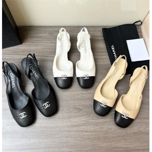 26ss春夏CHANELシャネルパンプスコピー 疲れないフラットシューズ 春夏新色
