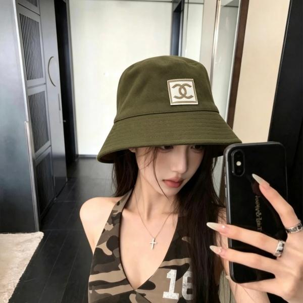 2026新作 CHANEL 激安 シャネル リバーシブル バケットハットロゴ ワッペン
