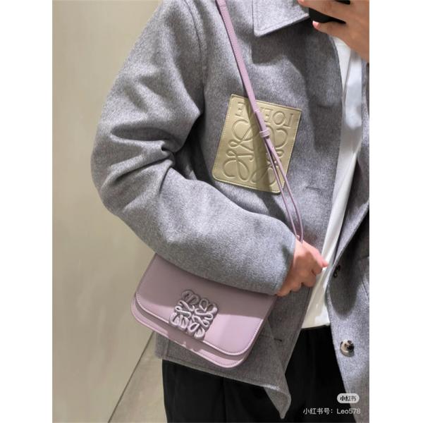 LOEWE 2026春夏人気ランキングロエベショルダーバッグコピーパープルお洒落数量限定 