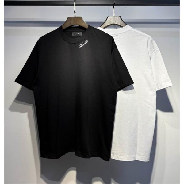 個性的Amiri  アミリ  Tシャツコピー2026 メンズ半袖 アーティストコラボ風 涼しげ