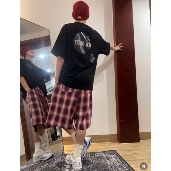 タータンチェック ストリートテイスト 季節注目 Acne Studios アクネストゥディオズ コピー イージーショーツ