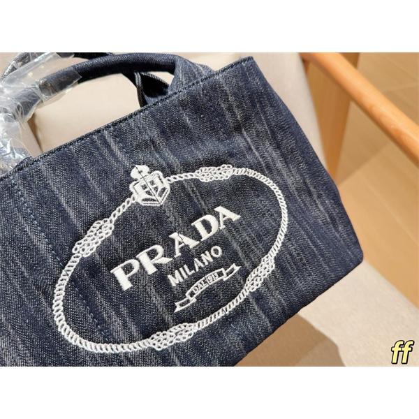男女兼用PRADAプラダトートバッグデニムコピー☆ 2026トレンド新作大容量使いやすい